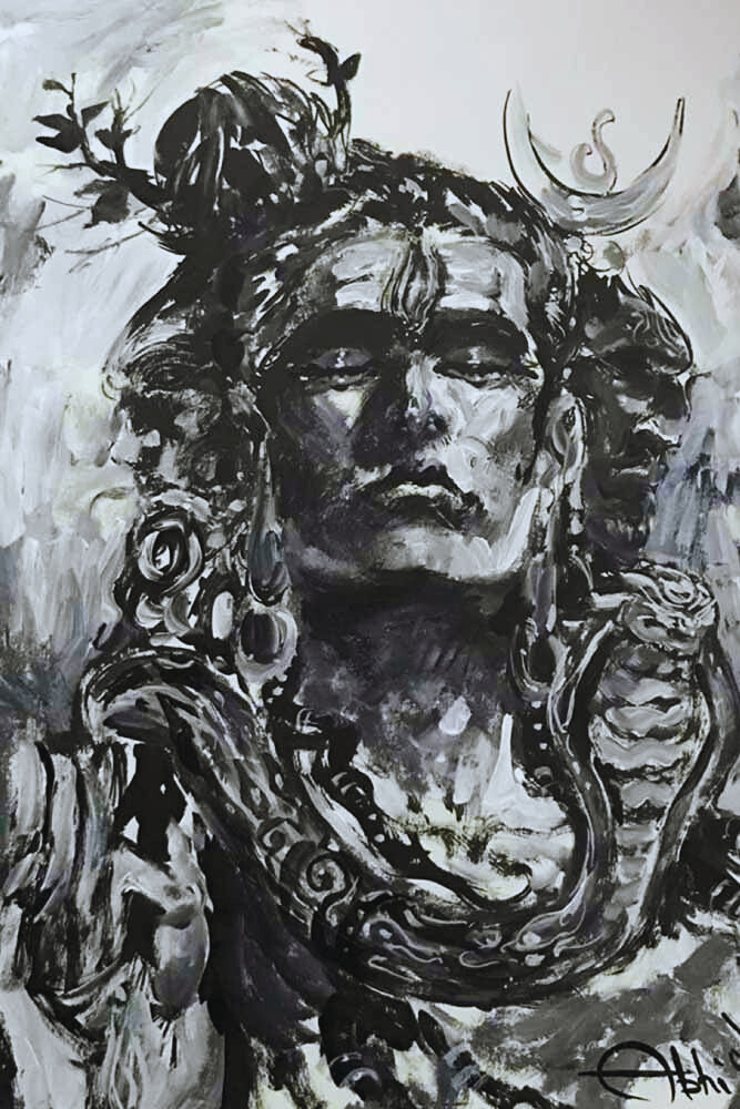Lord Shiva Canvas