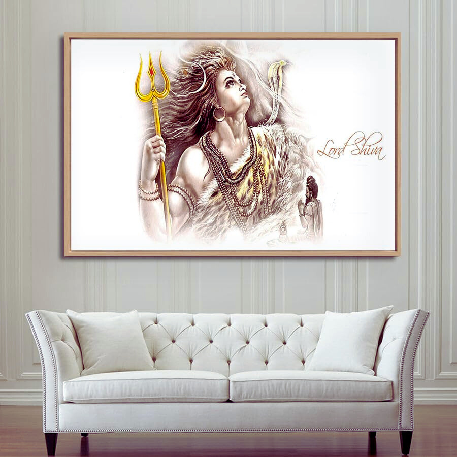 Rudra Avatar Canvas Painting for Home 