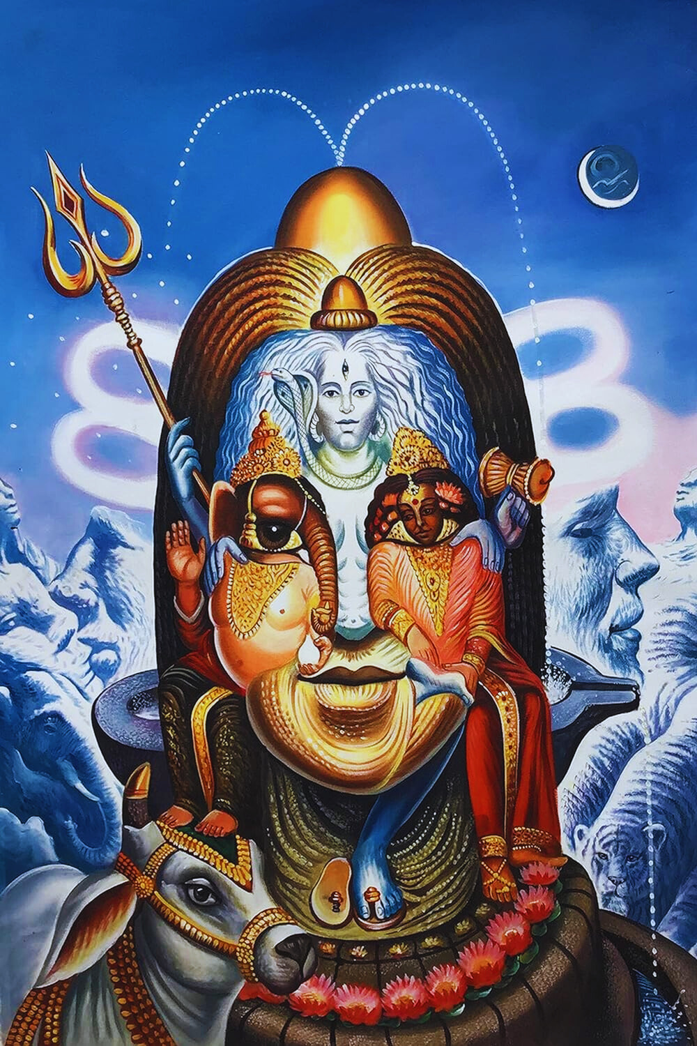 Shiva-Canvas-Painting