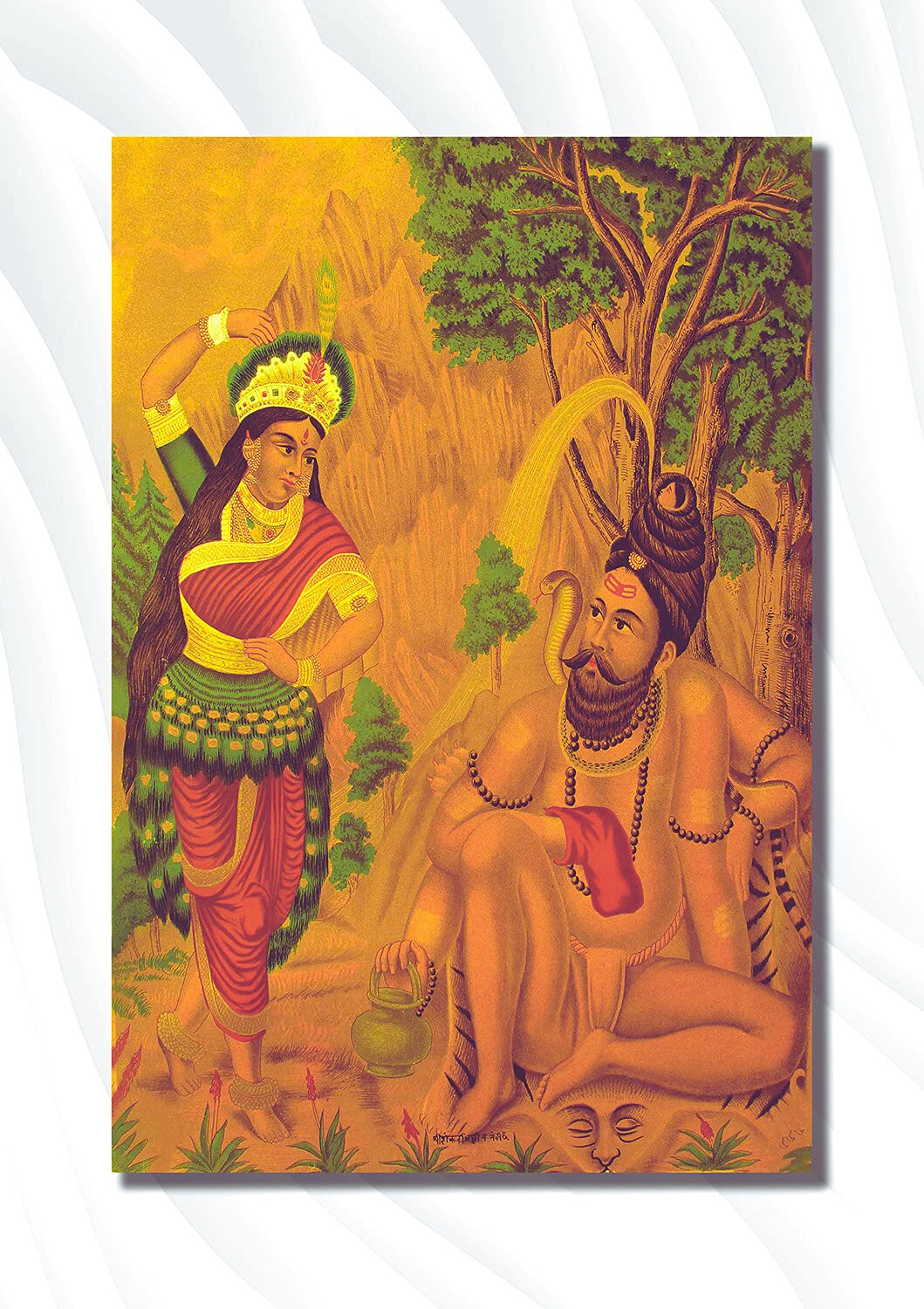 Shiva-Parvati-Abstract-painting